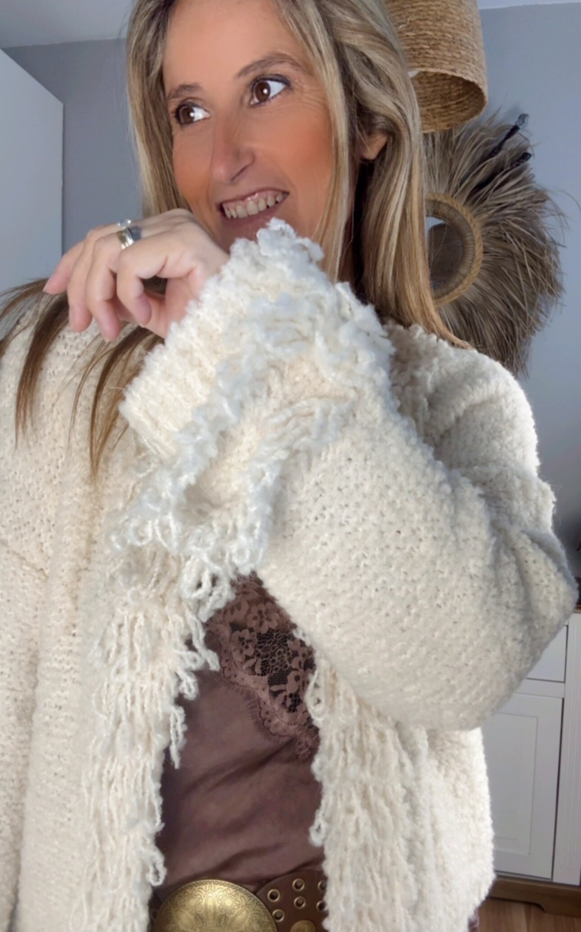 Chaqueta Paula Crema - 4