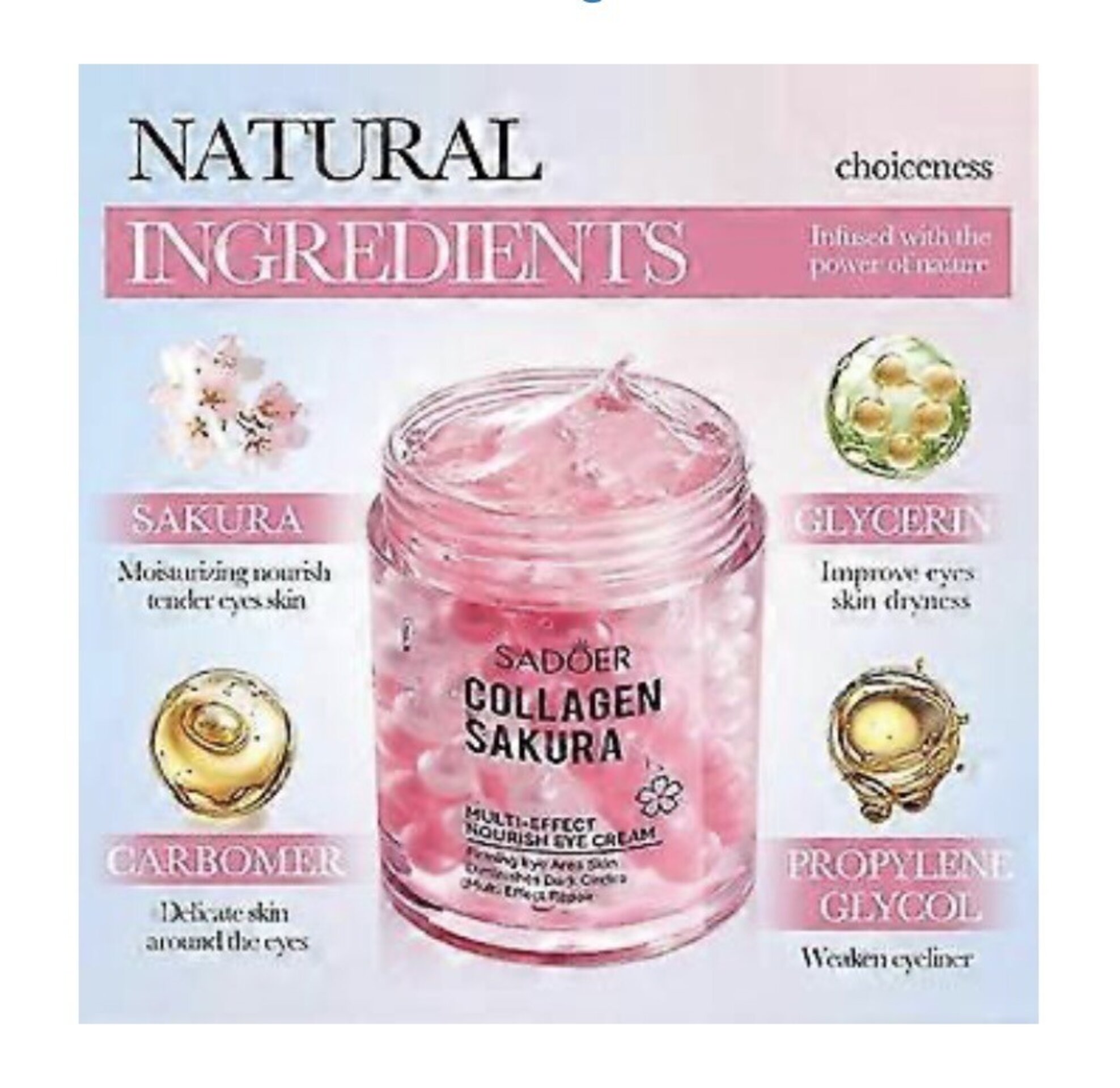 Collagen Sakura Multi-Effect Nourish Eye Cream - 3