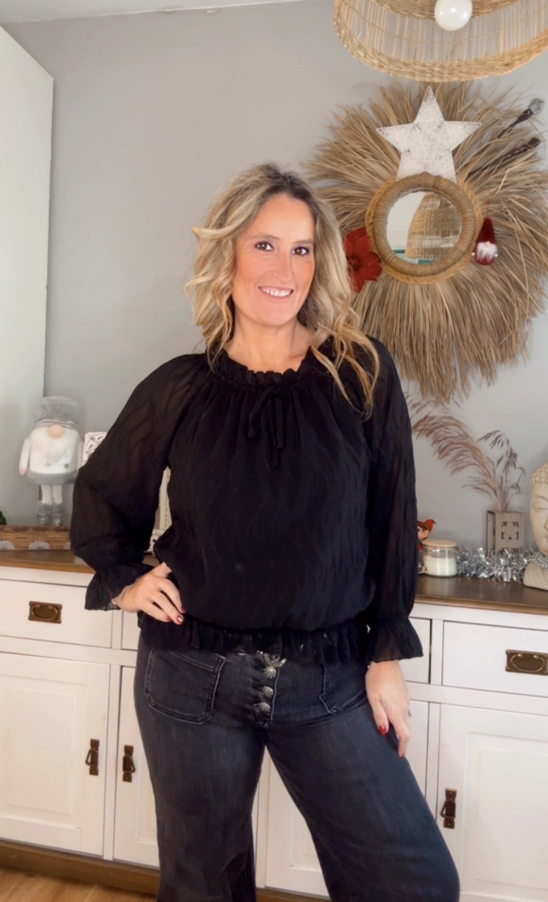 Blusón IRIA negro - 2