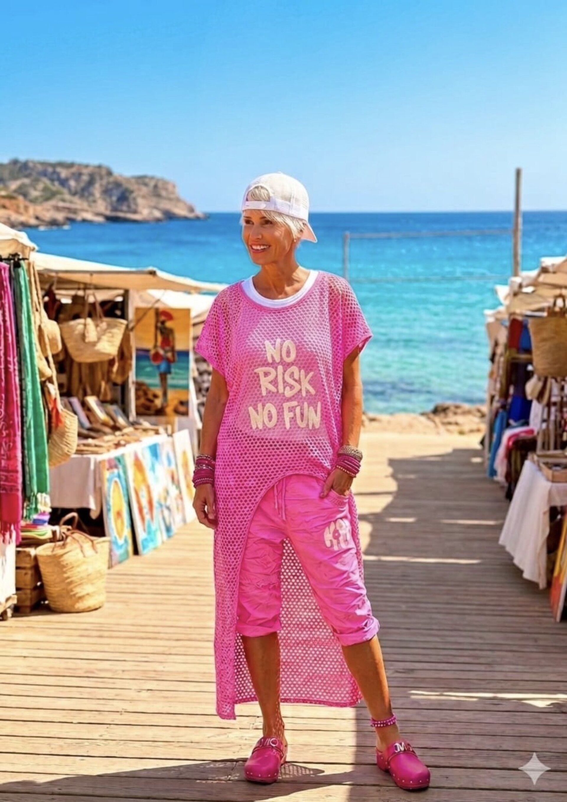 Camiseta Risk fucsia - 2