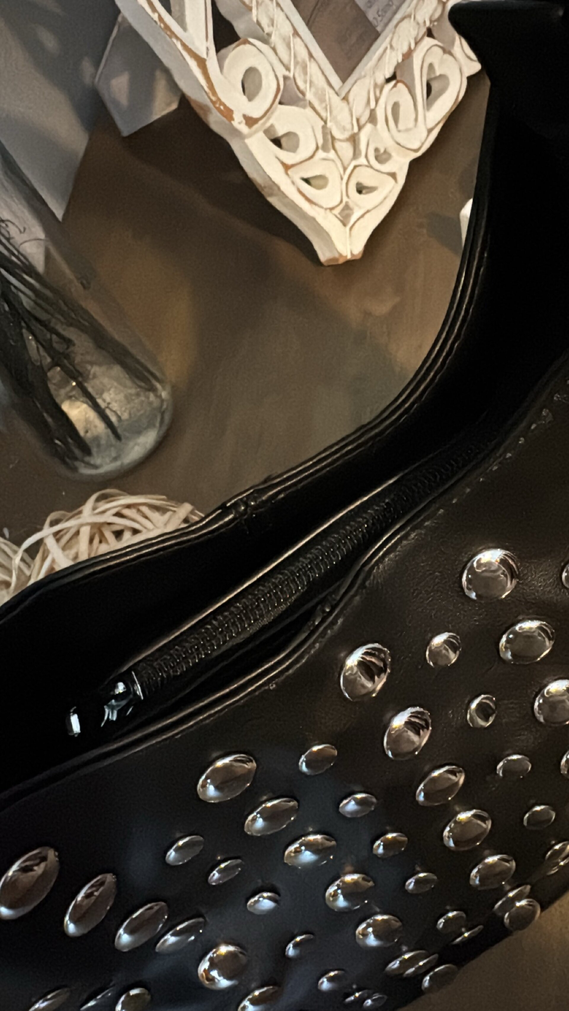 Bolso Tachas Negro - 2