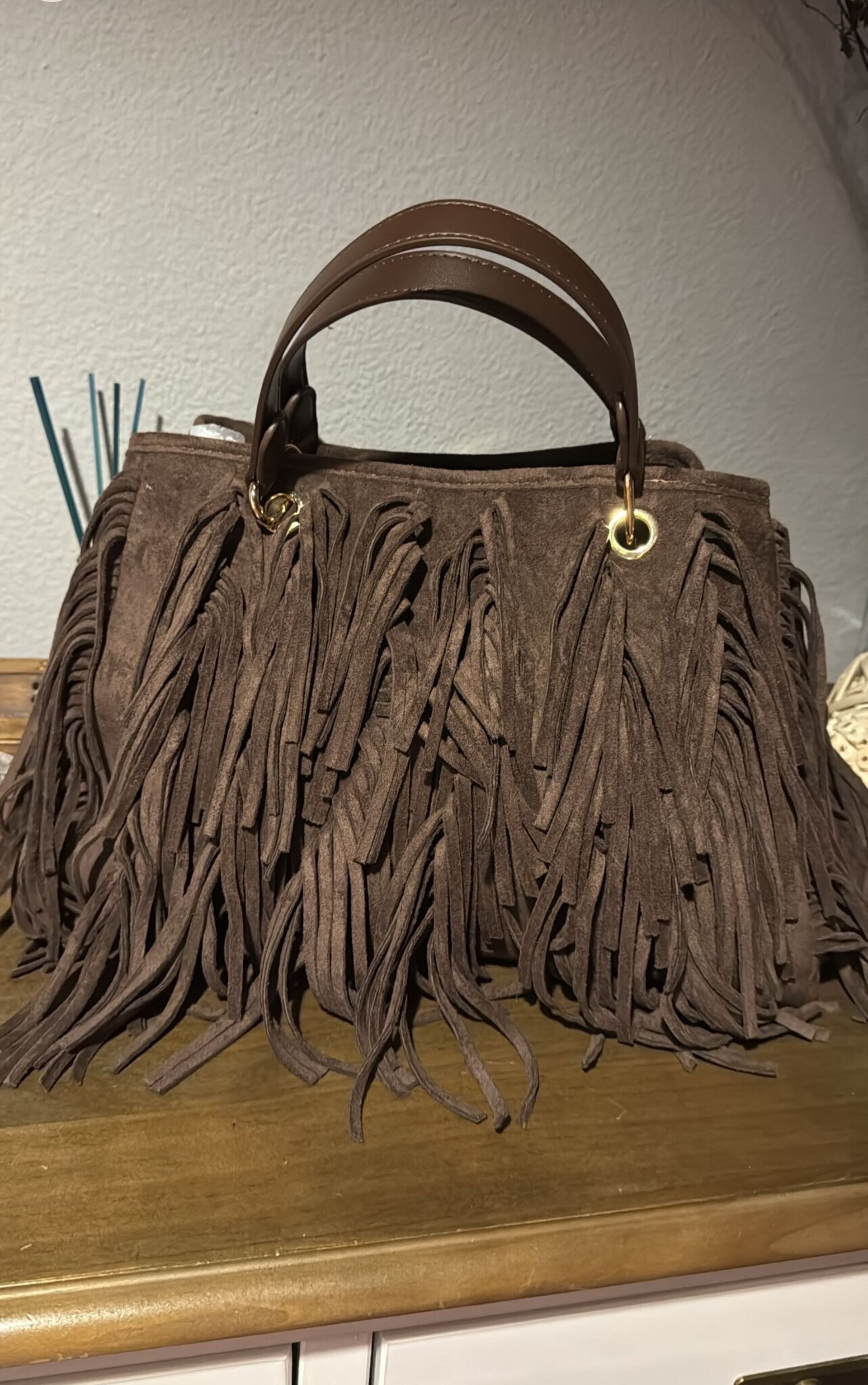 Bolso Flecos Choco - 2