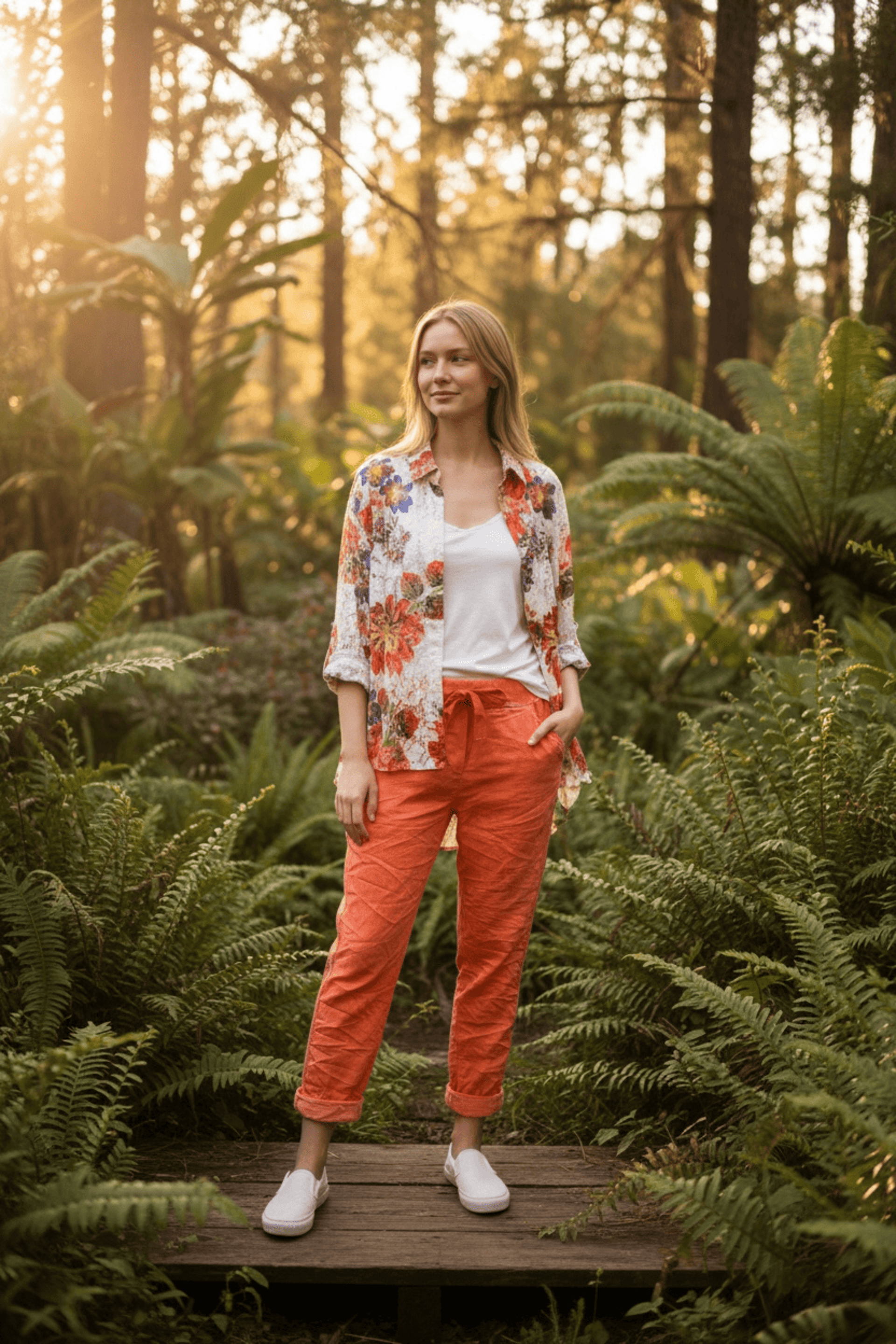 Pantalón Army Naranja - 2